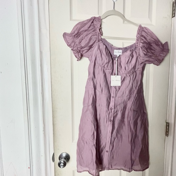NEW Love Harmony button down dress purple lilac S;M;L womens - Picture 3 of 12